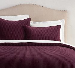 Monique Lhuillier Velvet Channel Quilt &amp; Shams