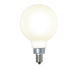 G16 E12 4W LED Milk Glass Filament Bulb - Pack of 3