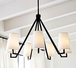 Carson Forged-Iron 7-Arm Chandelier (41")