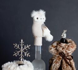 Arctic Owl Wine Topper