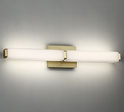 Holten Horizontal Double Sconce (20&quot;-27&quot;)