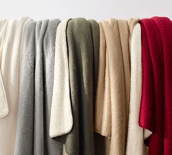 Mohair Sherpa Back Throw