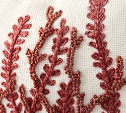 Coral Applique Pillow