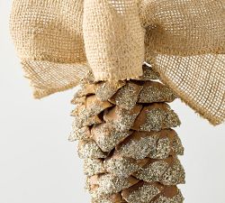 Golden Pinecone Ornament
