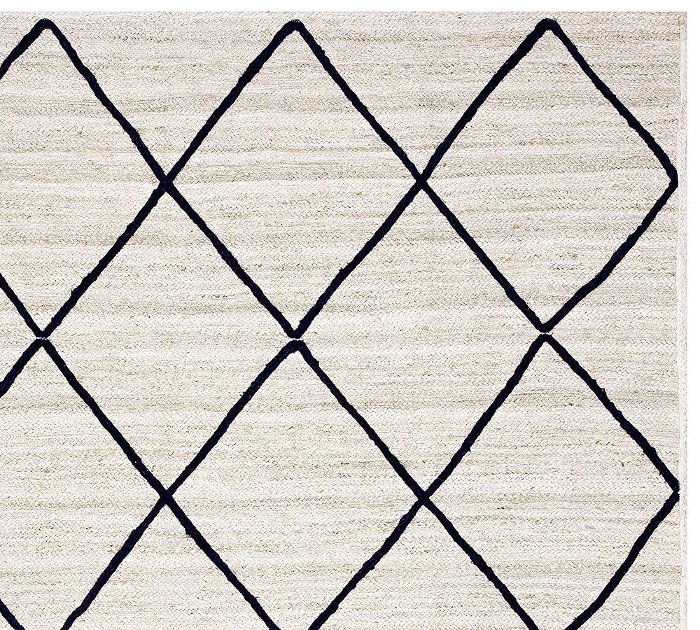 Jute Lattice Rug Swatch