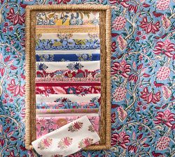 Regan Block Print Cotton Napkins - Set of 4