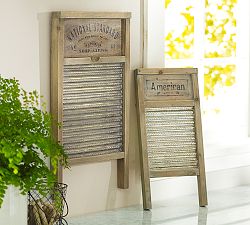 Vintage Washboards, Set of 2