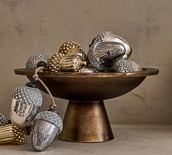 Antiqued Metal Decorative Bowl