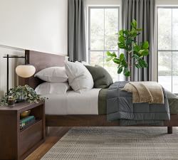 Spencer Washed Organic Percale Pillowcases - Set of 2