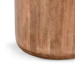 Mila Round Marble Side Table (22")