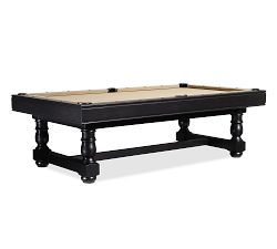 Turned-Leg Pool Table