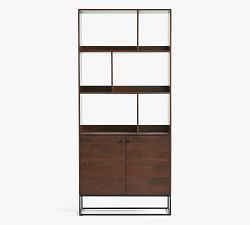 Bradley Open Bookcase with Doors (35.5&quot;)