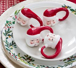 Figural Santa Napkin Rings - Set of 4