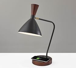 Ravenna Metal USB Task Table Lamp (17&quot;)