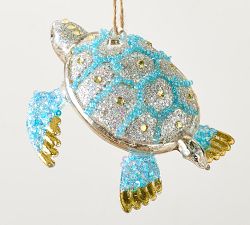 Sparkly Turtle Ornament