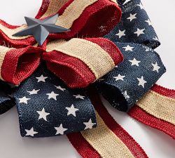 Liberty Outdoor Burlap Bow