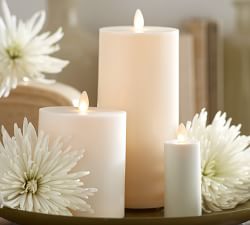 Open Box:  Premium Flickering Flameless Outdoor Pillar Candle