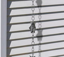 Fish Shaped Rain Chain 8.5 Ft
