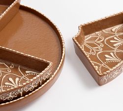 Gingerbread Stoneware Lazy Susan