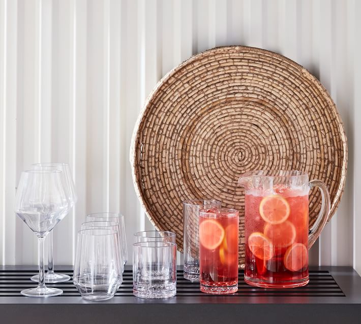 Happy Hour Outdoor Drinking Glasses Pottery Barn