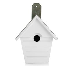 Aurelia White Bird House