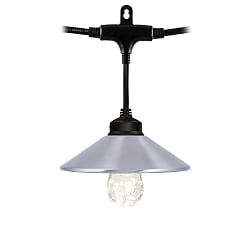 Indoor/Outdoor Stainless Steel Shade String Lights