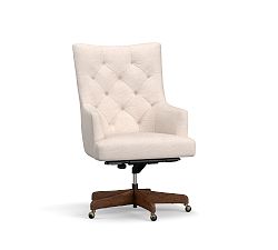 Open Box: Radcliffe Tufted Upholstered Swivel Desk Chair
