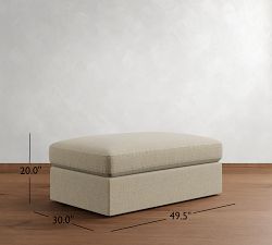 Westwood Fin Arm Sectional Ottoman - Storage Available