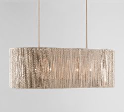Open Box: Farrington Abaca Linear Chandelier (42&quot;)
