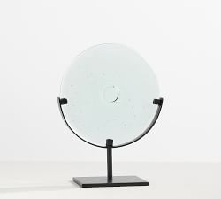 Glass Disk on Stand