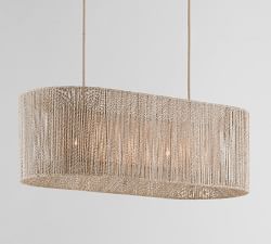 Open Box: Farrington Abaca Linear Chandelier (42&quot;)