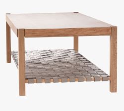 Bardill Woven Leather Coffee Table