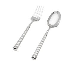 Georgia Stainless Steel Serving Utensils - Set of 2