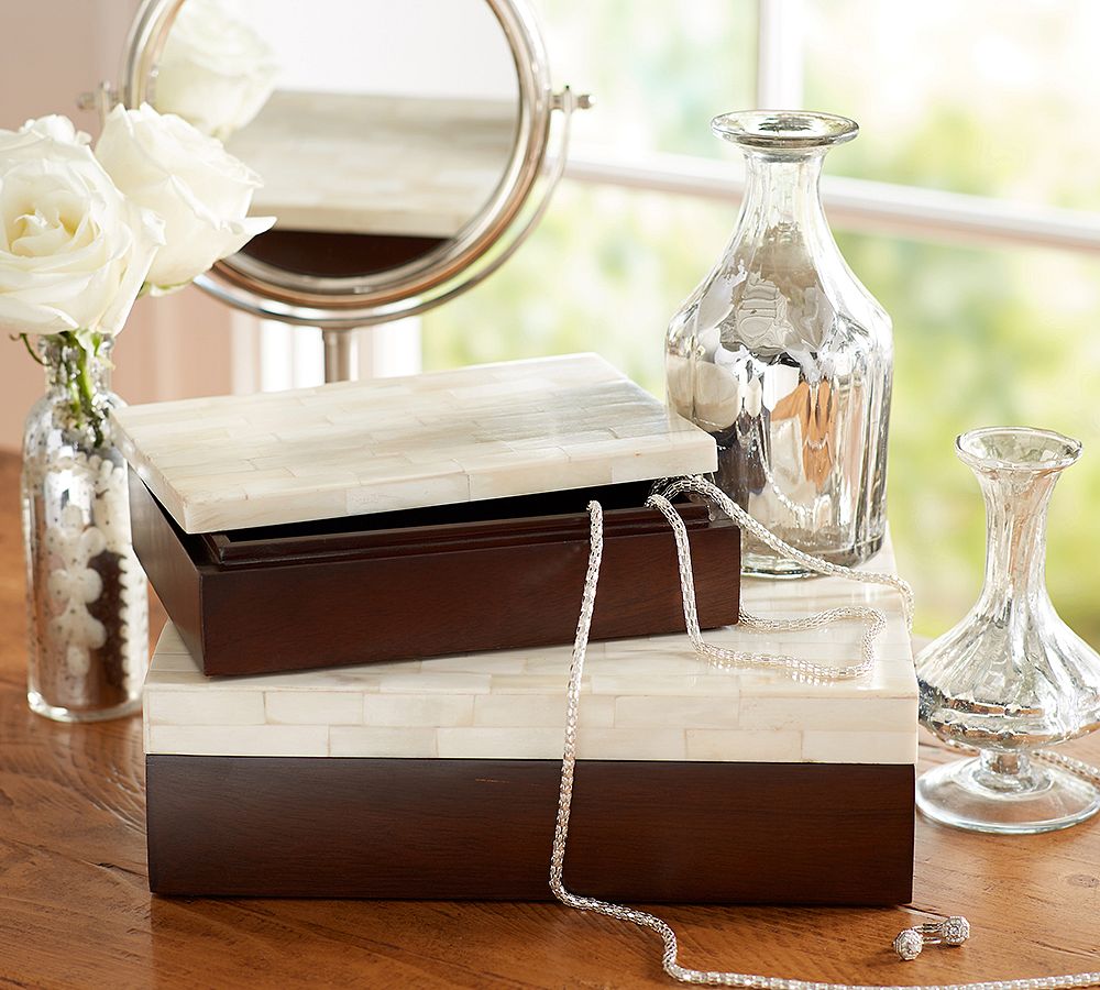Bone Lidded Boxes