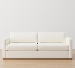 Open Box: Carmel Slim Arm Wood Base Sofa