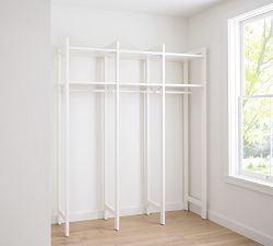 Essential Walk-In Closet by Hold Everything, 6' Long Hanging System​