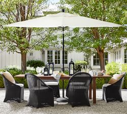 Chatham Mahogany Extendable Outdoor Dining Table
