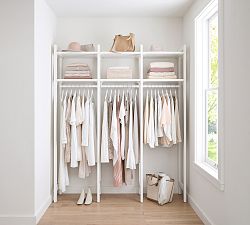 Essential Walk-In Closet by Hold Everything, 6' Long Hanging System​