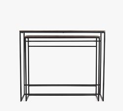 James Metal Nesting Console Tables