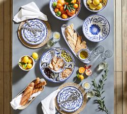 Puebla Outdoor Melamine Nesting Serving Bowls - Set of 3