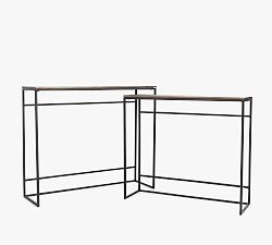 James Metal Nesting Console Tables