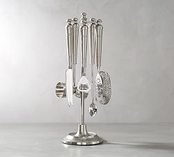 Pewter 6-Piece Bar Tool Set
