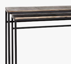 James Metal Nesting Console Tables