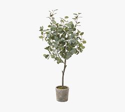 Faux Eucalyptus Tree In Pot