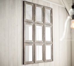 Aiden Extra Large Paneled Rectangular Wall Mirror