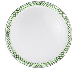 Golden Rabbit Green Scallop Enamel Collection
