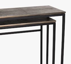 James Metal Nesting Console Tables