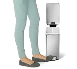 Simplehuman&#174; 10 Liter Profile Step Trash Can