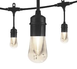 Indoor/Outdoor Stainless Steel Shade String Lights