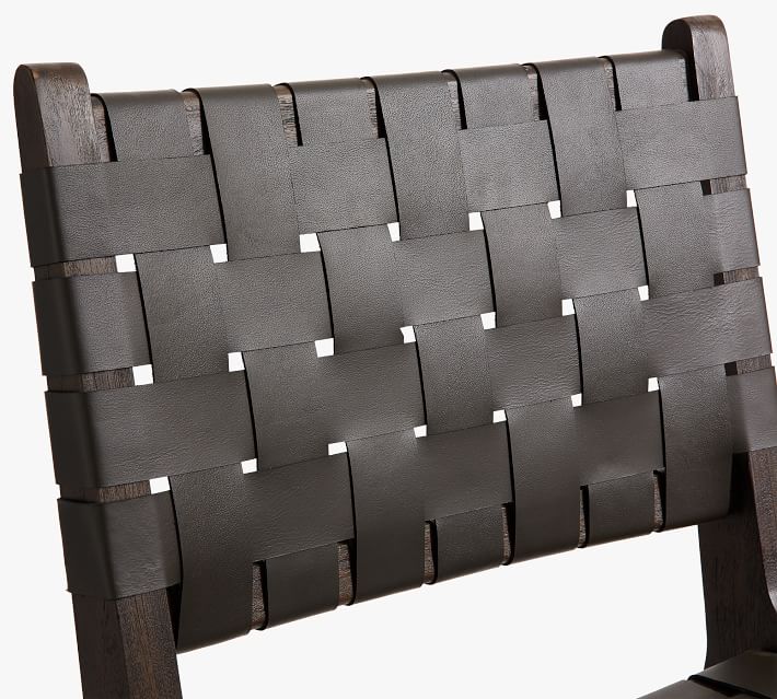 本革スツール～Woven leather stool～ Fenton Woven Leather Stool | Pottery Barn